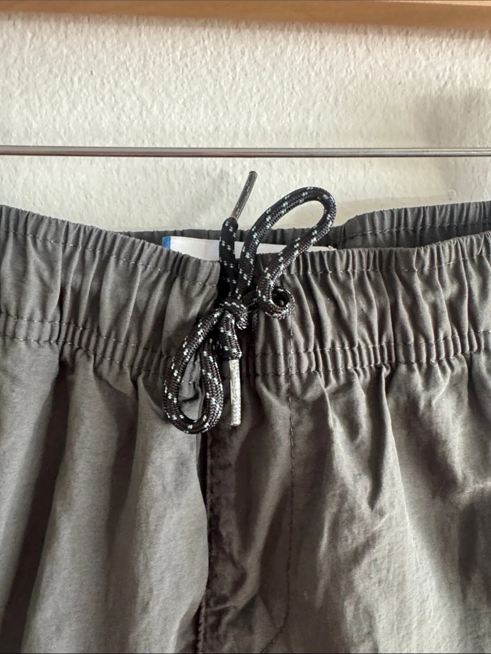 Old Navy Boys Charcoal Gray Elastic Waist Drawstring Shorts